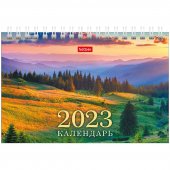 Календарь-домик 160*105мм, Hatber "Стандарт" - Пейзажи, на гребне, 2023г