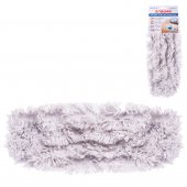 Насадка МОП для швабры ЛАЙМА, карманы, 40*10см, хлоп, ворс 4,5см, д/сух. и влаж.уборки