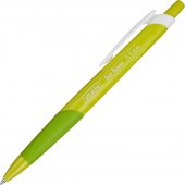 Ручка шариковая автоматическая Attache Sun Flower, зеленый корпус, масляная