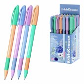 Ручка шариковая ErichKrause U-109 Stick&Grip Pastel Bloom 1.0, Ultra Glide Technology, цвет чернил синий