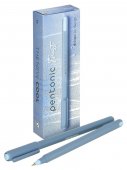 Ручка шариковая Linc PENTONIC FROST синяя 0,7 мм, голубой круглый корпус, игольчатый наконечник