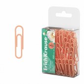 Скрепки металлические с виниловым покрытием ErichKrause Pastel Bloom, 28 мм, Peach (в пэт-боксе по 100 шт.) Скрепки металлические с виниловым покрытием ErichKrause Pastel Bloom, 28 мм, Peach (в пэт-боксе по 100 шт.)