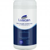 Салфетки для маркерных досок влажные Luscan 100шт, 130х130