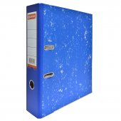 Папка-регистратор «Century» А4 с мраморным покрытием, 70 мм, голубая