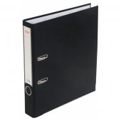 Папка-регистратор А4 50мм ПВХ черная с метал. уголком  Class