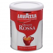 Кофе молотый LAVAZZA «Qualita Rossa», натуральный, 250 г, жестяная банка