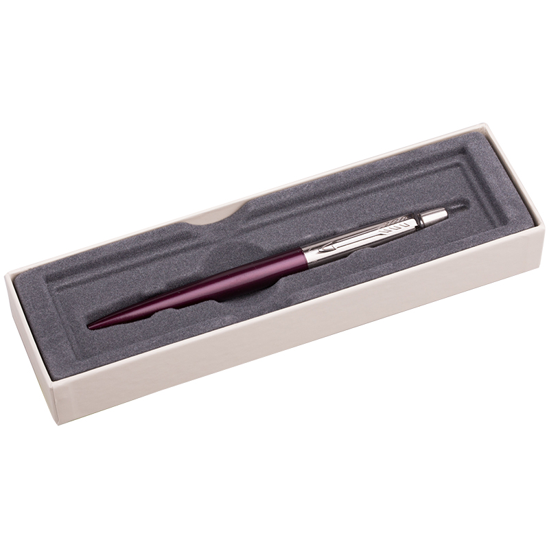 Ручка шариковая автоматическая PARKER «Jotter Core Portobello Purple CT», 1 мм, синяя