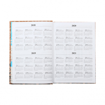Ежедневник полудатированный Канц-Эксмо «Офисный стиль. Природа в деталях», А5, 192 листа, матовая ламинация