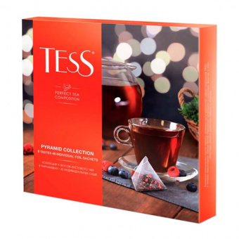 Чай Tess "Коллекция чая и чайных напитков", ассорти, 45 пирамидок