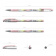 Ручка шариковая ErichKrause ColorTouch Stick Flora узел 0.7, линия письма 0,35,  цвет чернил синий