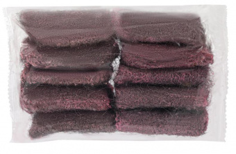 Губка для посуды металлическая с мыльной пропиткой, деликатная, 10 шт., LAIMA