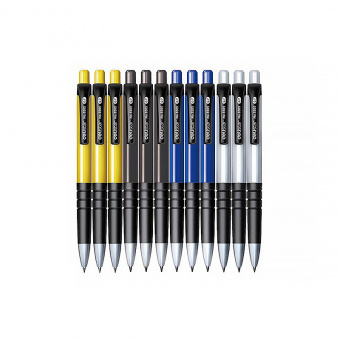 Ручка шариковая автоматическая «6505», ассорти, 0,7 мм, стержень синий