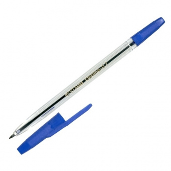 Ручка шариковая масляная СТАММ «Оптима», 0,7 мм, стержень синий