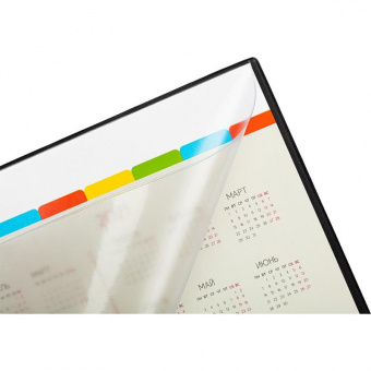 Бювар настольный Attache с календарем, 59× 38 см, с прозрачным листом