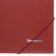 Папка на резинках BRAUBERG, стандарт, красная, до 300 листов, 0,5 мм