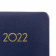 Ежедневник датированный 2022 А5 138x213 мм BRAUBERG "Select", балакрон, темно-синий