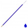 Стержень для шариковых ручек СТАММ, тип Corvina, 152 мм, 1 мм, синий
