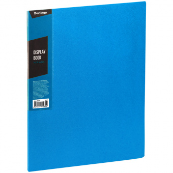 Папка Berlingo "Color Zone", А4, 20 вкладышей, корешок 14 мм, 600 мкм, синяя