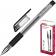 Ручка гелевая Attache "Gelios-030", 0,5 мм, черный стержень, прозрачный корпус