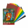 Картон цветной schoolФОРМАТ, А4, 8 листов, 8 цветов, мелованный, в папке