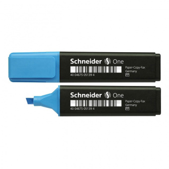 Текстовыделитель Schneider «One 151», скошенный наконечник 5 мм, синий