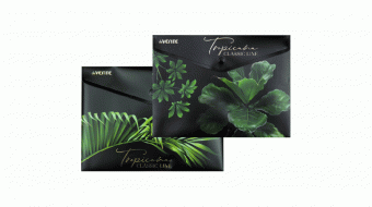 Папка-конверт на кнопке "deVENTE. Tropicana"А5, (240х180мм) 180мкм, тиснение фольгой, 2 дизайна ассорти, артикул. 3071229 Папка-конверт на кнопке "deVENTE. Tropicana"А5, (240х180мм) 180мкм, тиснение фольгой, 2 дизайна ассорти