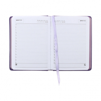 Ежедневник недатированный Канц-Эксмо «Amethyst. Фиолетовый», А5, 136 листов, искусственная кожа