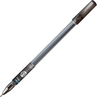 Ручка гелевая Linc "Trim", 0,5 мм. черный стержень, прозрачный корпус