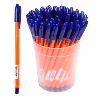 Ручка шариковая масляная СТАММ «Vega», 0,7 мм, стержень синий