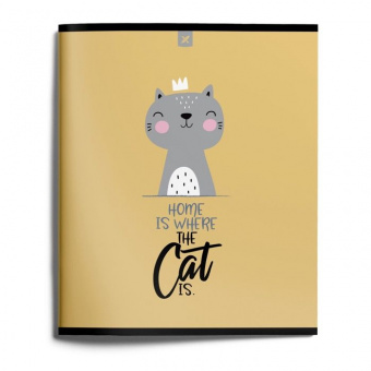 Тетрадь Lorex "Soft Touch. SUPER CATS", А5, 48 листов, клетка, двойная обложка
