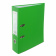 Папка-регистратор LAMARK600 PP 80мм светло-зеленый, метал.окантовка/карман, собранный