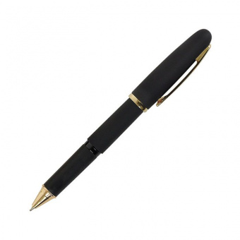 Ручка шариковая масляная LOREX, серия Grande Soft, 0,7 мм, стержень синий, корпус черный
