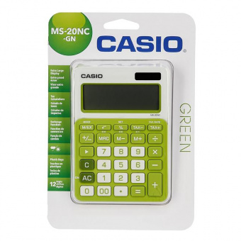 Калькулятор настольный CASIO MS-20NC, 12 разрядов