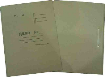 Скоросшиватель картонный «Дело КТ 0.7», немелованный картон, до 200 л.