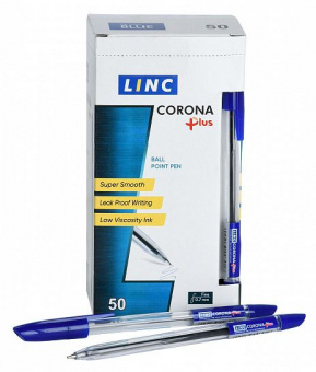 Ручка шариковая Linc «Corona Plus», 0,7 мм, стержень синий