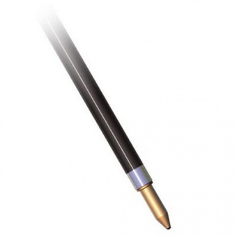 Стержень для шариковых ручек СТАММ, тип Corvina, 152 мм, 1 мм, черный