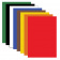 Картон цветной ПИФАГОР А4, немелованный (матовый), 8 листов 8 цветов,  200х283 мм