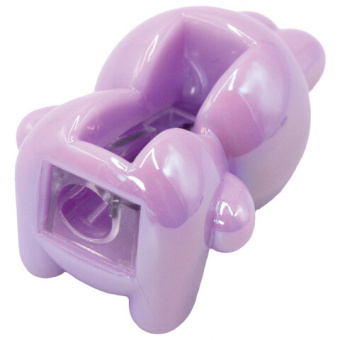 Точилка фигурная «Зайка», стеклянная серия, пластиковая, корпус ассорти, дисплей, CNT