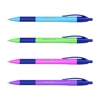 Ручка шариковая автоматическая ErichKrause U-209 Matic&Grip Neon 1.0, Ultra Glide Technology, цвет чернил синий