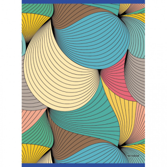 Тетрадь Канц-Эксмо «Разноцветная абстракция», А4, 80 листов, клетка