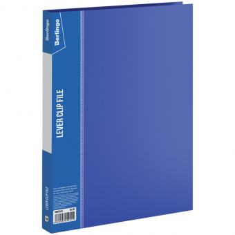 Папка с боковым зажимом Berlingo «Standard», 17 мм, 700 мкм, синяя