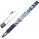 Ручка шариковая масляная Attache "Гжель", 0,5 мм, стержень черный, корпус бело-голубой