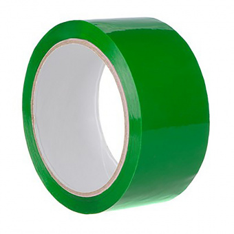 Скотч упаковочный, 48 мм × 66 м, зеленый