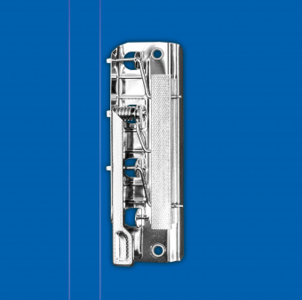 Папка с зажимом А4 пластик, 0,7мм плотность 0,7мм, синяя