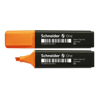 Текстовыделитель Schneider «One 151», скошенный наконечник 5 мм, оранжевый