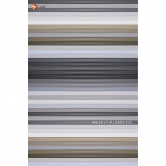 Еженедельник недатированный, А4, 210 × 297 мм, ламинированный картон, 72 л., полосы