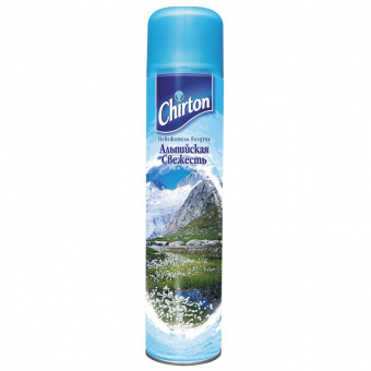 Освежитель воздуха аэрозольный CHIRTON «Альпийская свежесть», 300 мл