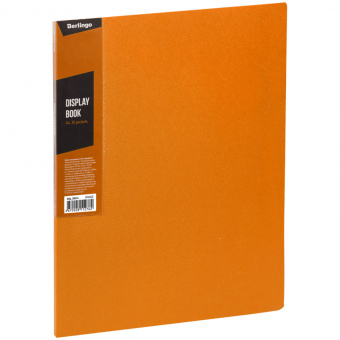 Папка Berlingo "Color Zone", А4, 30 вкладышей, корешок 17 мм, 600 мкм, оранжевая