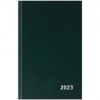 Ежедневник датир. 2023г., A5, 168л., бумвинил, OfficeSpace, зеленый
