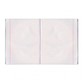 Тетрадь бумвинил А5 48л. скоба, офсет №2 ЭКОНОМ, клетка, с полями, STAFF, ЗЕЛЕНЫЙ